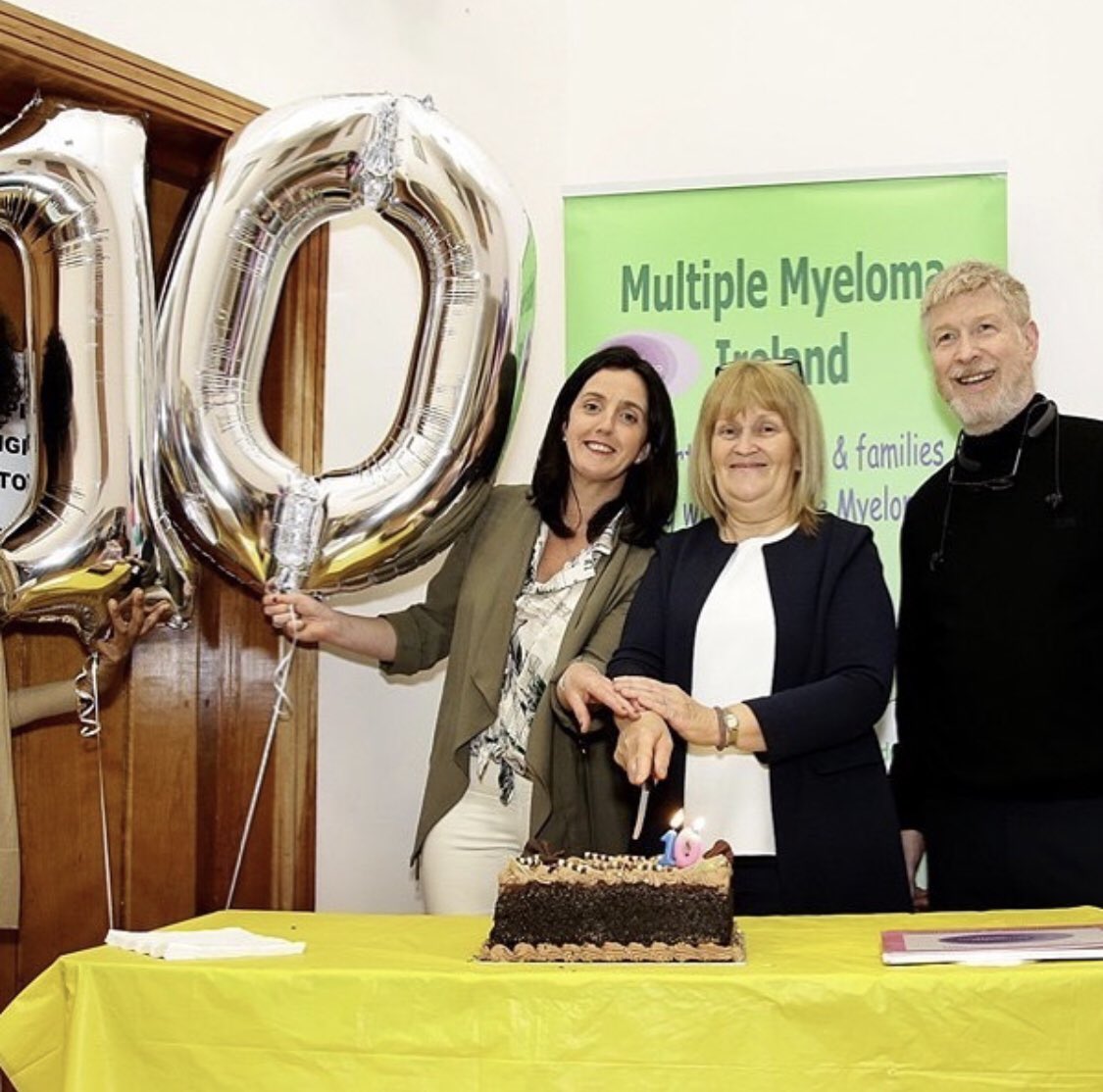 EmilyMahonMBA's tweet photo. It was a huge honour for our #HSE #Tullamore #Staff #Choir to celebrate the 10th year anniversary of the Midlands Multiple Myeloma Cancer Support Group with the Patients, their Families and Fr Shane Crombie. 🙏🎶 Thank you

#multiplemyeloma #irishcancersociety https://t.co/XwzbrN6I3y