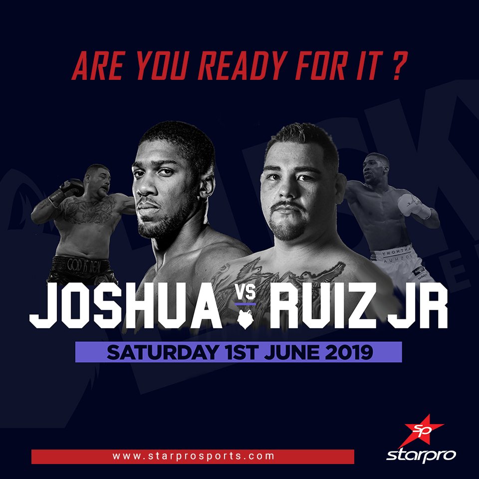 starprocombat's tweet photo. 🔥Andy Ruiz Jr has sworn to destroy Anthony Joshua's ambitions with this challenge. 

➤ What are your thoughts? 

#StarproSports #JOSHUAvsRUIZJR  #1June2019 #MMA #StarproTeam #Boxer #Sports #Fighter #UFC #BoxingTraining https://t.co/ApQZm7x84U