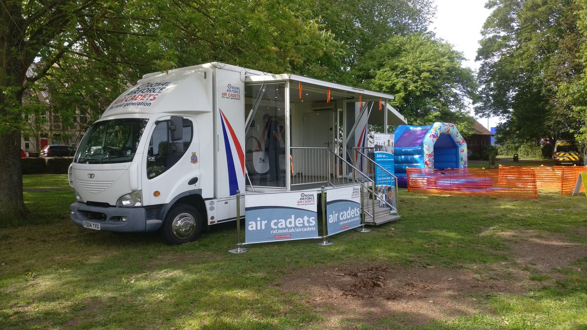 Today we have the Wing Recruitment vehicle at the #Superhuman games in #bristol 

If you are in school year 8 and over and want to find out more about the RAF #aircadets come along and see us.