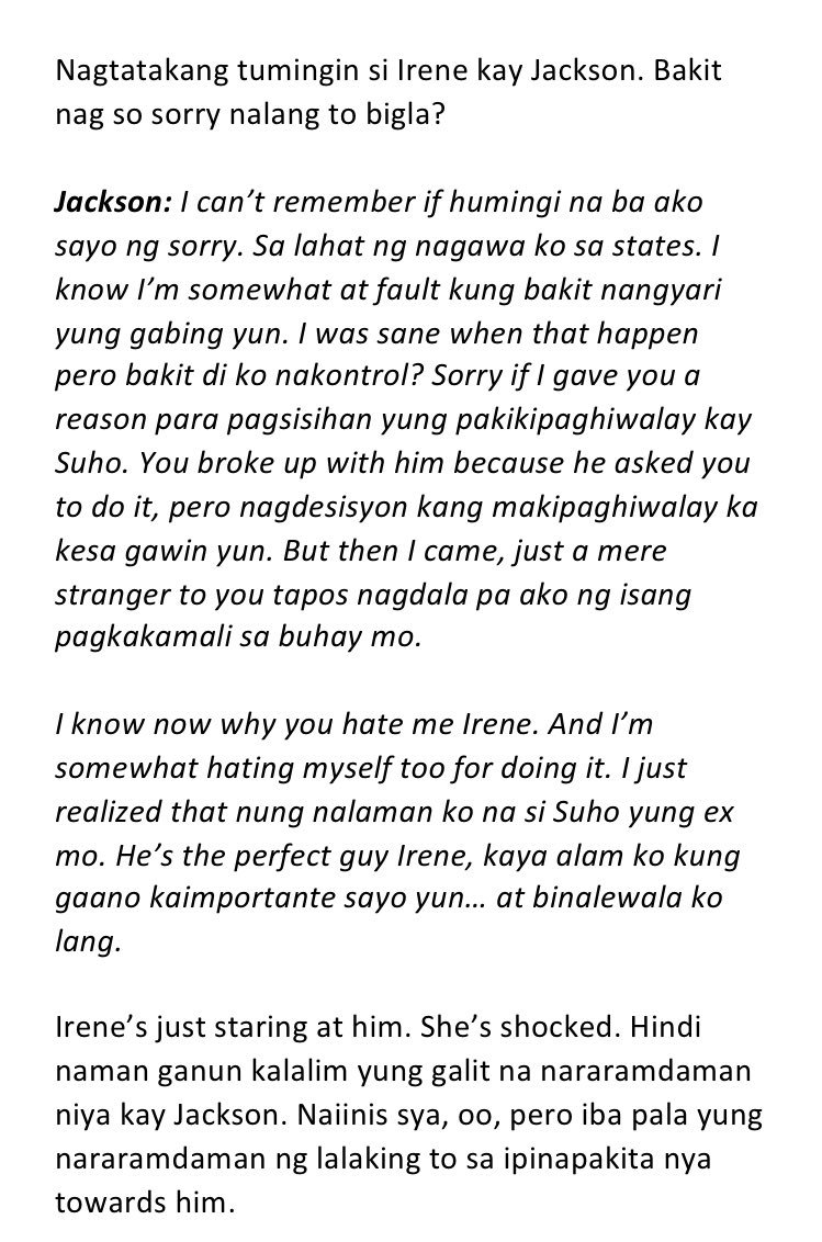 42.2because action speaks louder than words Irene... tapos yung words mo pa mapanakit, double kill na si Jackson #RedVelvet  #GOT7   AU #JackRene