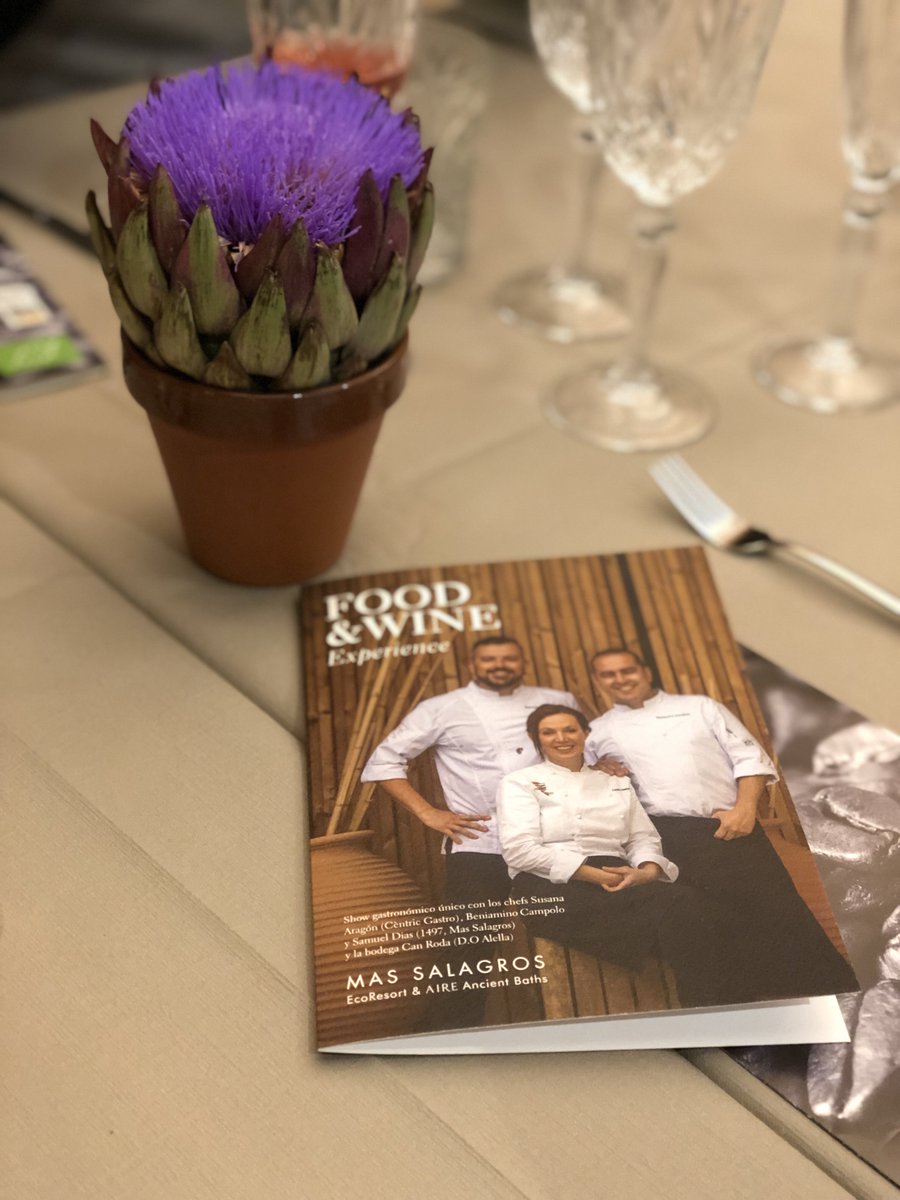 Ens entaulem al restaurant 1497 de <a href="/MasSalagros/">MasSalagrosEcoResort</a>, a Vallromanes, on s’ha celebrat la 3a edició del Food&amp;Wine Experience amb el xef Beni Campolo i la xef Susana Aragón del <a href="/Centricgastro/">CèNTRIC gastro!</a> play.cadenaser.com/emisora/sercat…