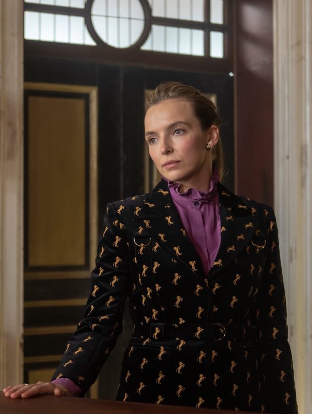 The greatest and most aptly named villainess to ever grace my tv screen, Villanelle. Also known as Jodie Comer.