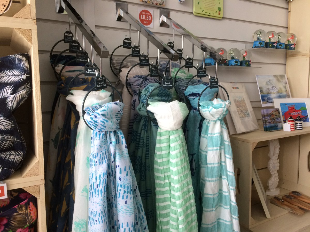Our range of ladies fashion scarves are very popular, which is not surprising as they are only £8.50 each! You can call into the shop to see which one suits you best or why not buy one online right now!
enjoyfowey.co.uk/collections/sc…