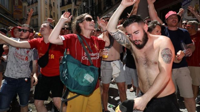Tonight in Madrid, one set of English fans will celebrate the great mushroom. It's a compliment to Spain's recent European dominance that the English have phonetically sequestered the 'campeones' noun, changing it to 'championes'. The Spanish just hear 'champiñones' (mushrooms)