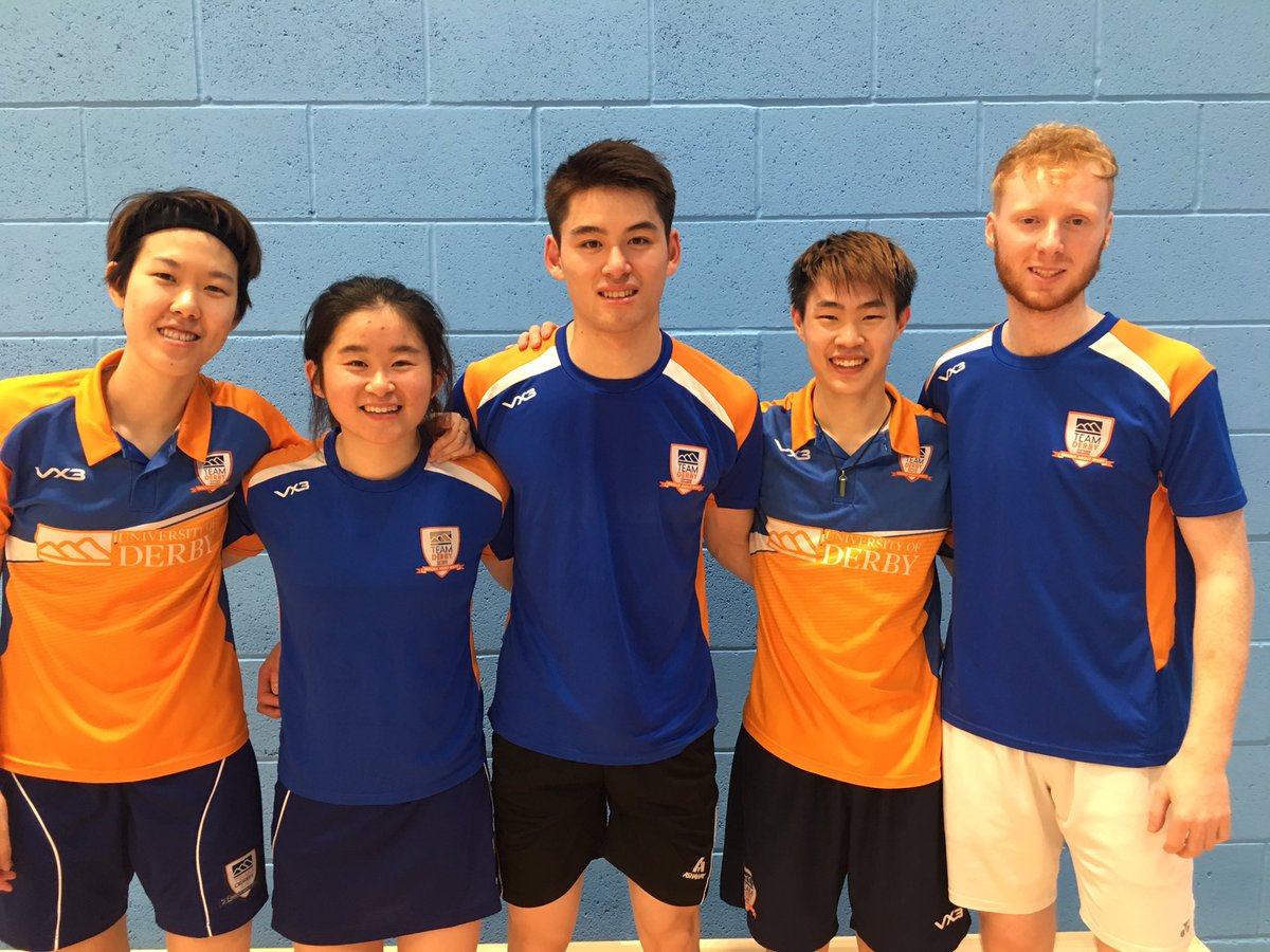 .<a href="/TeamDerby/">Team Derby</a> badminton on tour competing at the inter-uni championship <a href="/warwickuni/">University of Warwick</a> . Good start for the team with a win vs <a href="/warwickuni/">University of Warwick</a> 🔶🔷