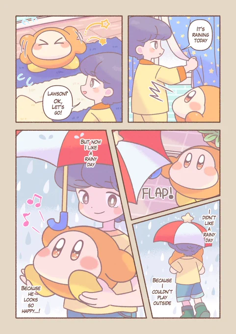 On a rainy day with Waddle dee?️ 