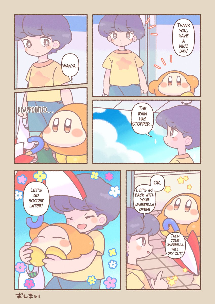 On a rainy day with Waddle dee?️ 