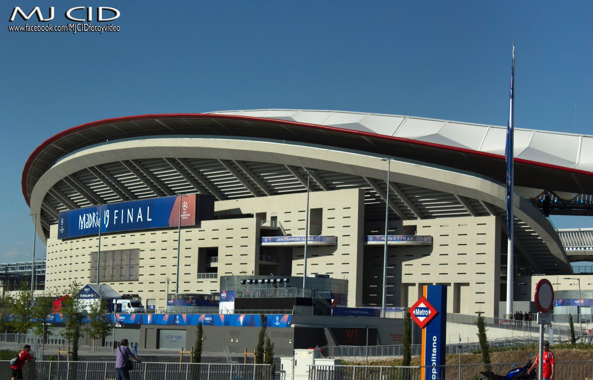 MJCid_foto's tweet photo. Otras dos fotos que hice del @Metropolitano, sede de la final de @ChampionsLeague @Atleti #futbol @Atm1903Blog #champions #UCL #WandaMetropolitano #UCLFinal19 #Tottenham #Liverpool https://t.co/qVvzXN8w0R