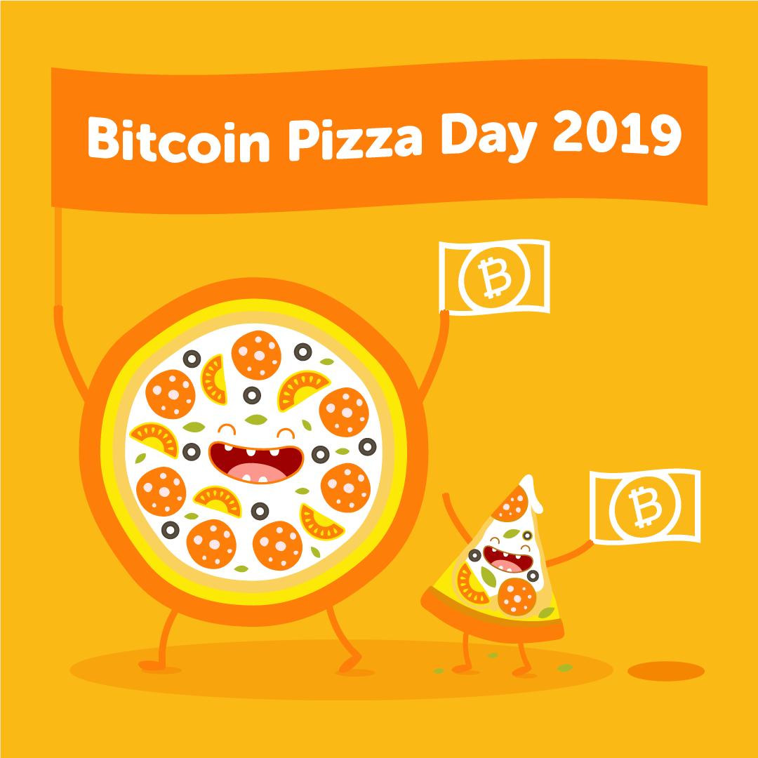 BitcoinCom's tweet photo. May 22nd is Bitcoin #PizzaDay! 

Grab your slice paying with #BitcoinCash &amp; share your video with the #crypto world, showing the speed of #BCH!

Visit https://t.co/AyjIQf1r4y to pick up gift cards to various pizza shops &amp; over 100 restaurants with Bitcoin Cash.

#bitcoinpizzaday https://t.co/l0tF5VqCsX
