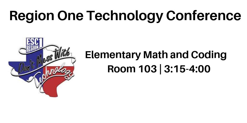 TerrapinBots's tweet photo. Are you at the #dontmesswithtechnology conference? Want to learn more about coding and math in elementary school? Get creative ideas including the very helpful #beebots at the Elementary Math and Coding session | 3:15-4:00 | Room 103 https://t.co/BMzpCQBuhx