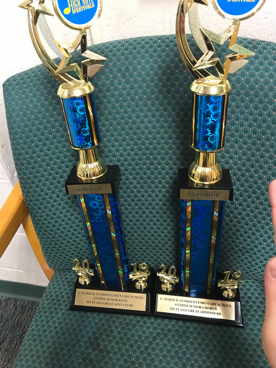 Antrim Sr. Band &amp; Chorus both achieving Superior ratings at High Note Music Festival on Friday!  Hard work and perseverance pay off! <a href="/ptbeachsuper/">Will Smith</a> @ghaschool @taraweber3702