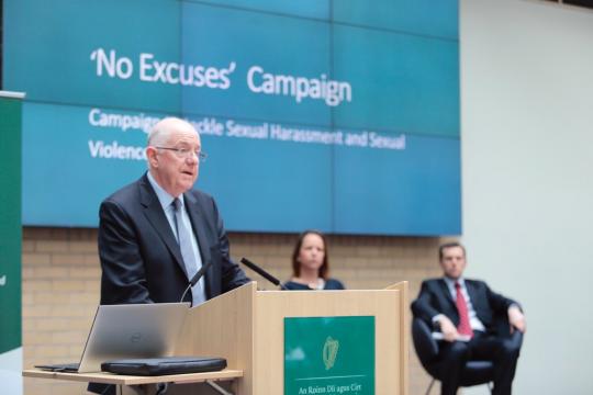 Three radio ads as part of the ‘No Excuses’ national awareness campaign on sexual harassment and sexual violence are being aired from today, read more here justice.ie/en/JELR/Pages/…