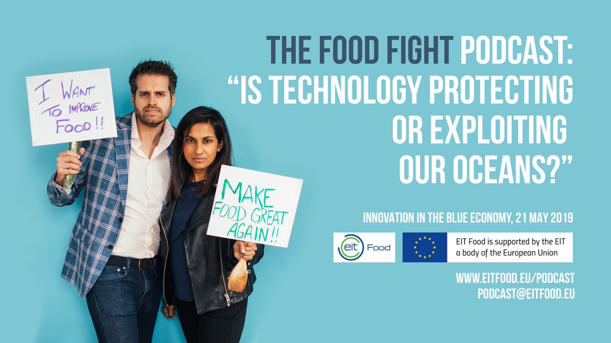 EITFood's tweet photo. Tomorrow at 8.30am, a few lucky participants of the @yfood_ #LFTW19 will get to witness first-hand the recording of an episode of our #eitfoodfight podcast series: IS TECHNOLOGY PROTECTING OR EXPLOITING OUR OCEANS? https://t.co/3tYDZ6AUeO #YFoodTechWeekLDN https://t.co/lE4m27CWIg