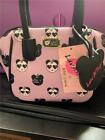 Betsey Johnson Blush/Black Unicorn Panda Small Satchel Handbag Why wait? $39.99 #betseyjohnson #smallhandbag #pandaunicorn ebay.to/2HXqsbl