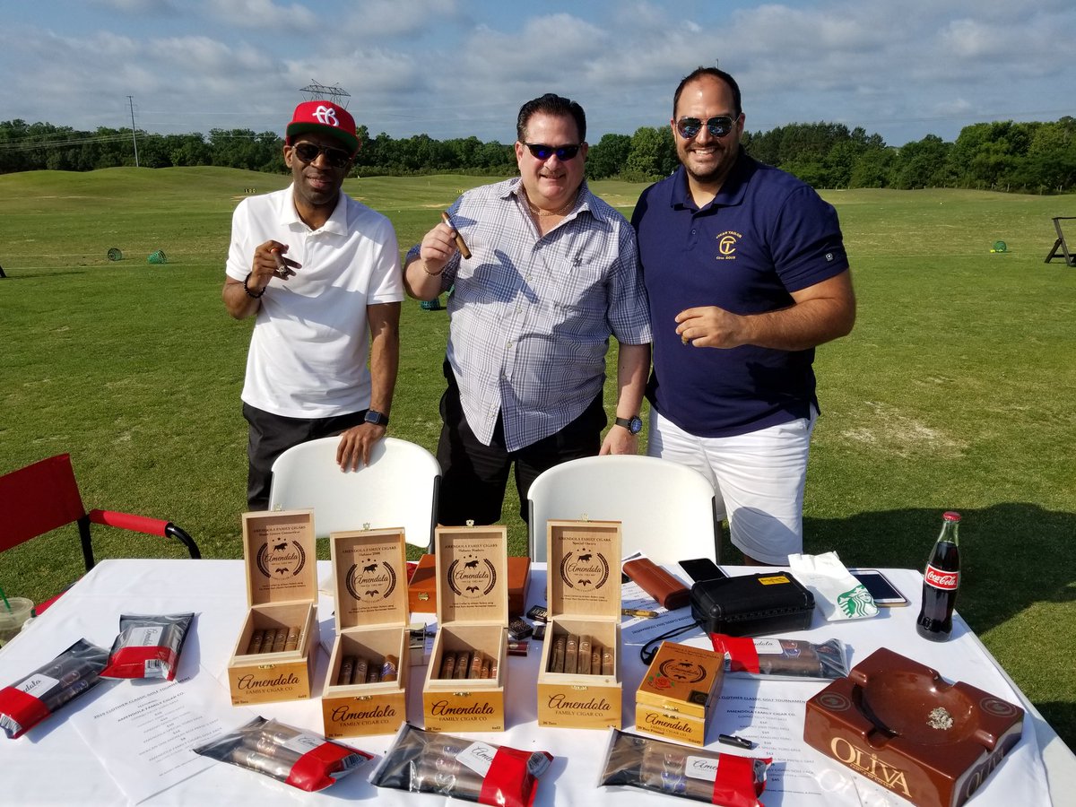 Me &amp; <a href="/jalexanderm/">Jalexandermartin</a> &amp; @CigarTailor1 Having Some Cigars From <a href="/amendolacigars/">Amendola Family Cigar Co.</a>