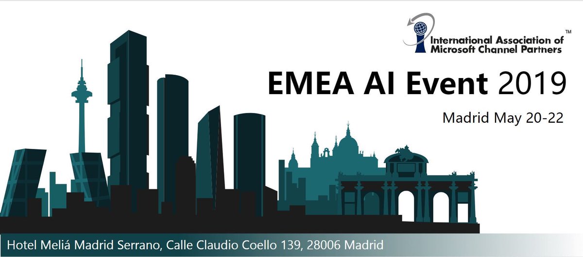 digital3ai_info's tweet image. 🛩🎬🇪🇸 via all’evento @IAMCP_EMEA dedicato al tema #IntelligenzaArtificiale che coinvolge i principali partner @Microsoft.
Domattina il nostro intervento “Building an #AI Incubator” in cui racconteremo in progetto Digital Tree 🚀
#AI2019IAMCPMadrid
#WeAreIAMCP