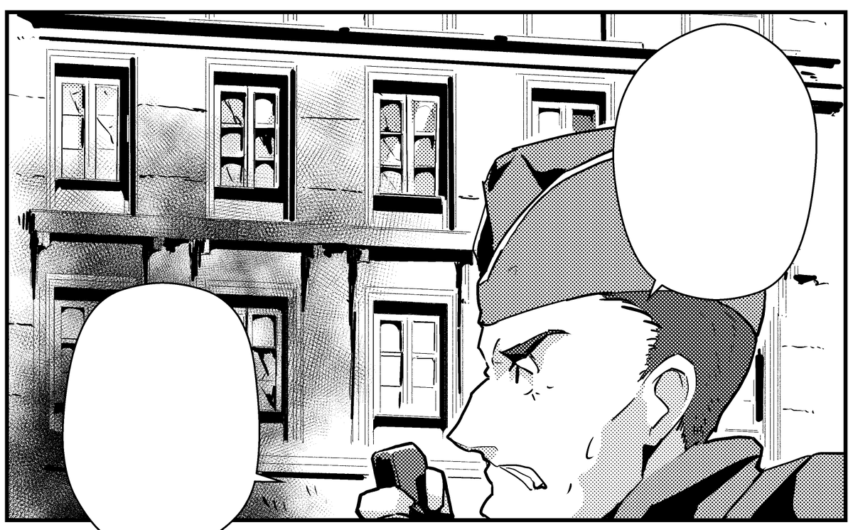 今回のお話で登場した周りのおじさま達。所謂脇役的な存在かとは思いますが、それぞれに動きがあって 描いていて楽しかったです。 