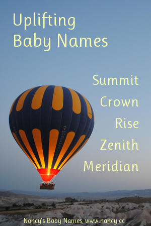 nancycc's tweet image. Looking for an uplifting baby name?
nancy.cc/2019/05/20/upl…
#wordnames #babynames