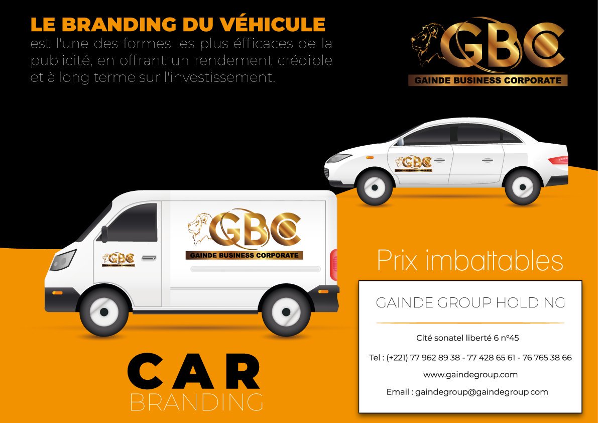 Chez Gainde Business Corporate, nous sommes confiants dans notre capacité à fournir des graphiques de haute qualité pour véhicules de toute taille.

Excellente semaine à tous ! 

Gainde Group Holding, business without borders!