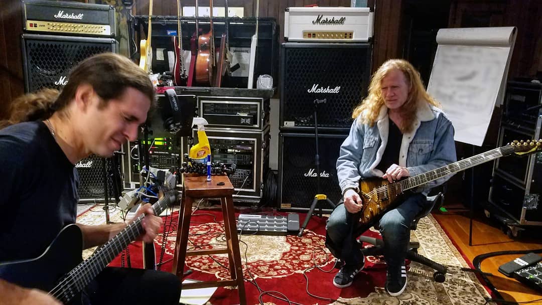 Shredding in progress! #megadeth16