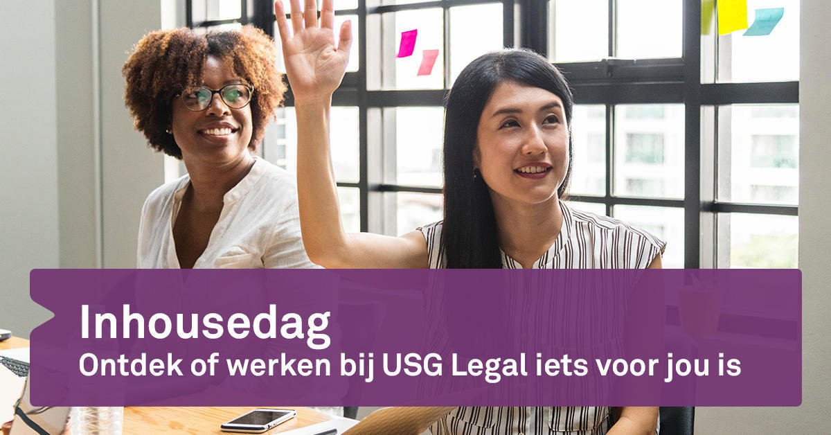 Geef jouw juridische carrière een vliegende start. Bij USG Legal krijg je de kans om ervaring op te doen bij verschillende organisaties. 
Iets voor jou? Kom kennismaken op onze inhousedag op woensdag ​19 juni in Utrecht #vacature #jurist #wijwerkensamen bit.ly/2VFu453