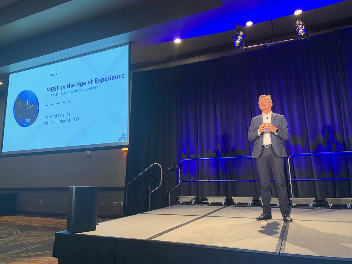CATIASystem's tweet photo. Bernard Charles to open MBSE Cyber Experience Symposium https://t.co/MY6BE7hCcg