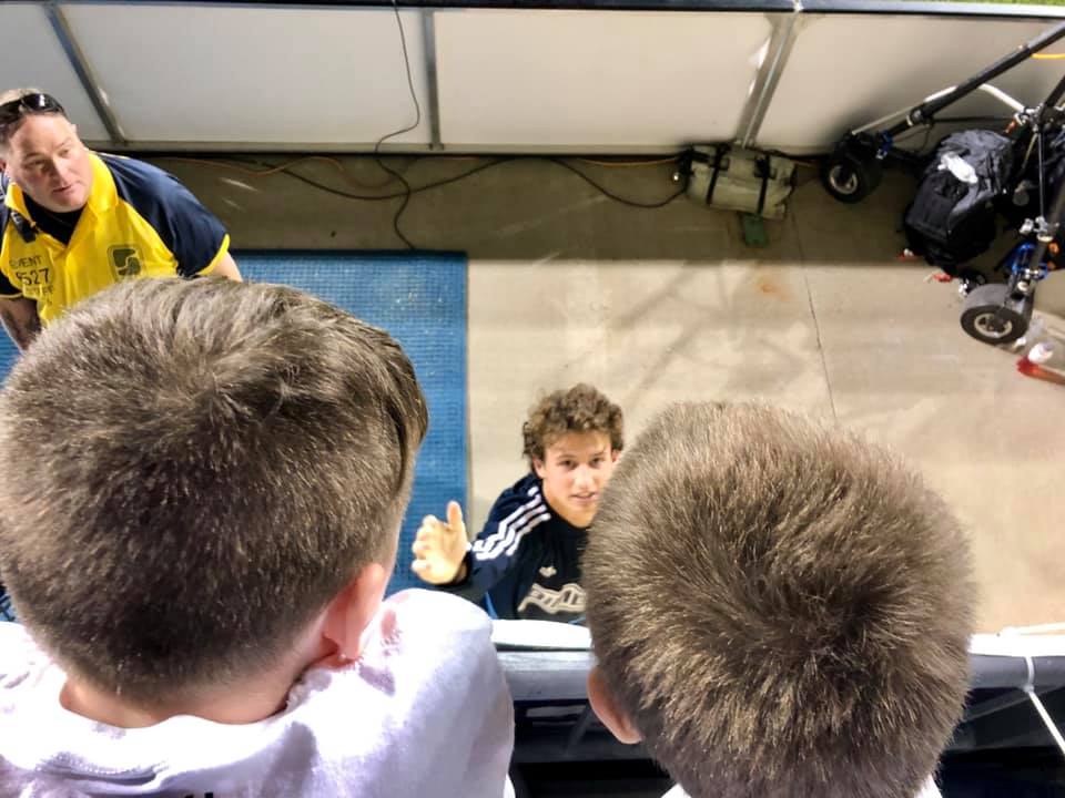 Thank you @AaronsonBrenden, For taking time to come say hello after Saturday night's @PhilaUnion game. My son Ben (Right) brought his friend and @RoxUnitedSC teammate Ian (Left) to his first game at @TalenEnergyStdm. Ian recently lost his Father Simon (My RUSC Assistant Coach)