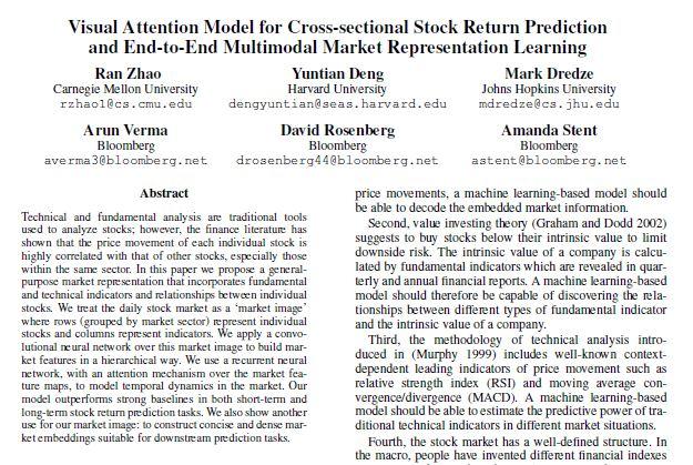 Today at FLAIRS-32 (3:15 PM), NLP Architect <a href="/astent/">Amanda Stent</a> will present research about stock return predictions co-authored by former interns Ran Zhao &amp; Yuntian Deng, CTO Office colleagues <a href="/mdredze/">Mark Dredze</a> &amp; <a href="/drosen/">David Rosenberg</a> + our Head of Quant Research Solutions, <a href="/ArunVermaQuant/">Arun Verma</a> bloom.bg/2HtGedd