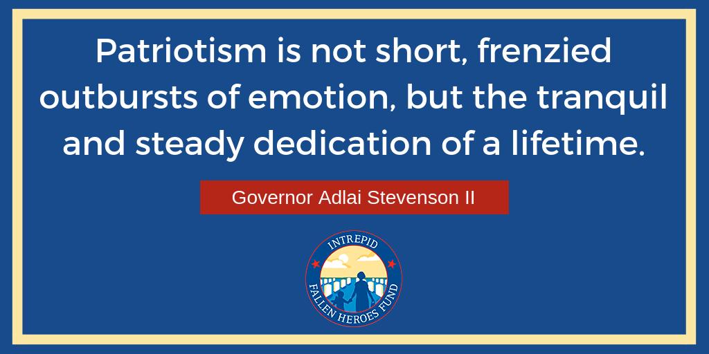 Intrepid Fallen Heroes Fund On Twitter What Does Patriotism Mean To You Mondaymotivation