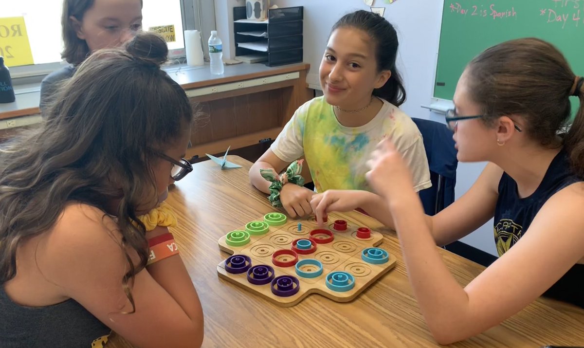 Whiterabbit35's tweet photo. @OSchool4 #sch4stem @weld0505 @dmigdol123 From origami to Pictionary to Yu-gi-oh to Otrio, our game aesthetics are in full effect to get us ready for our STEM game coding projects. https://t.co/REuJj5qonj