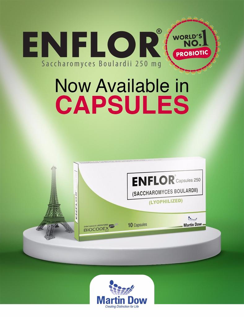 Enflor 250mg Sachets Anti Diarrheal Diarrhea, Lose Motion,, 40 OFF