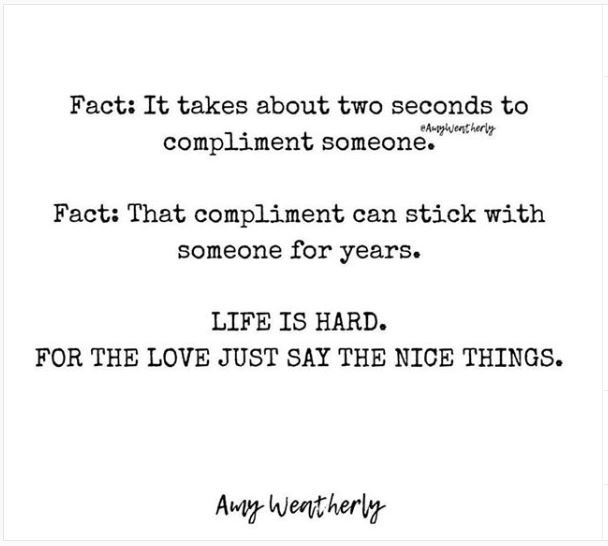 Image result for Fact it takes two seconds to compliment someone