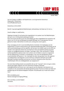 Nog maar weer eens 1x onze mening t.a.v. het mobiliteitsplan middels een brief onder de aandacht gebracht bij @wethouderwitte en <a href="/vvdoosterhout/">Oosterhoutse VVD</a> @GBVOosterhout <a href="/GB_Oosterhout/">GB Oosterhout</a> <a href="/CDAOosterhout/">CDA Oosterhout</a> <a href="/d66oosterhout/">d66oosterhout</a> <a href="/Groen_Brabant/">Groen-Brabant</a> @GL_Oosterhout  @PvdA_Oosterhout api1.ibabs.eu/publicdownload…