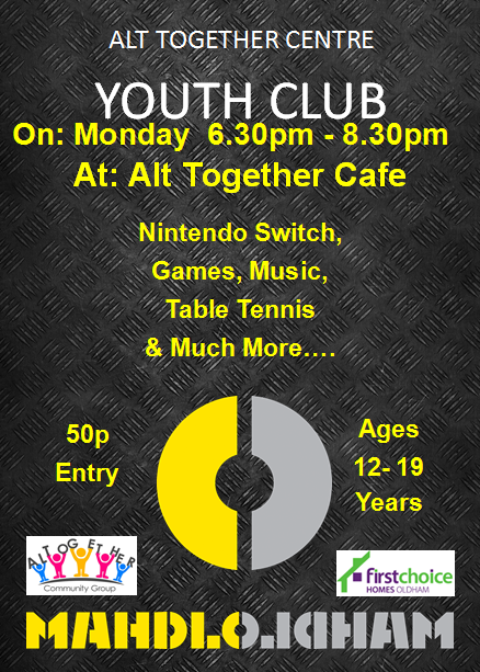 A reminder for Youth Club tonight at Cherry Avenue, Alt - 6:30pm. 
Come and join the fun with @mahdloyz and <a href="/Altogether321/">Anne-Marie Blackman</a> 😋