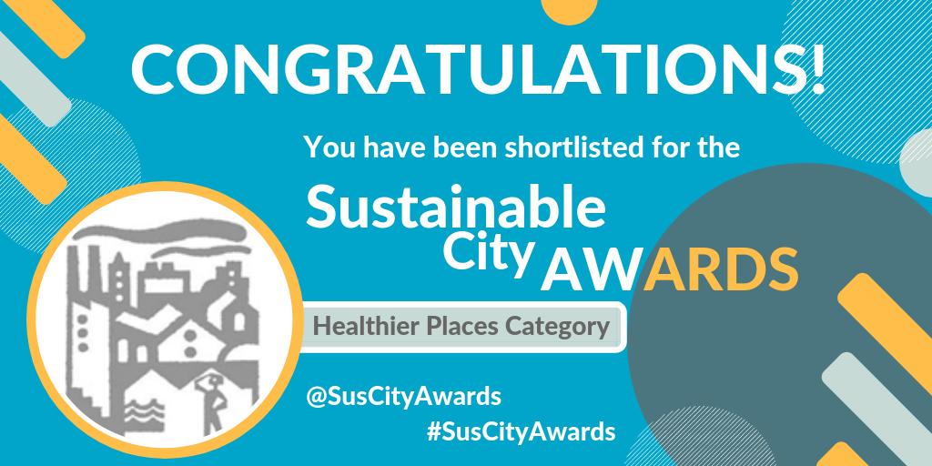 Congrats to @Growhampton!You have been shortlisted for the Healthier Places category. #SusCityAwards @LSx_News 

#SustainableGarden #iodiversity #growhampton