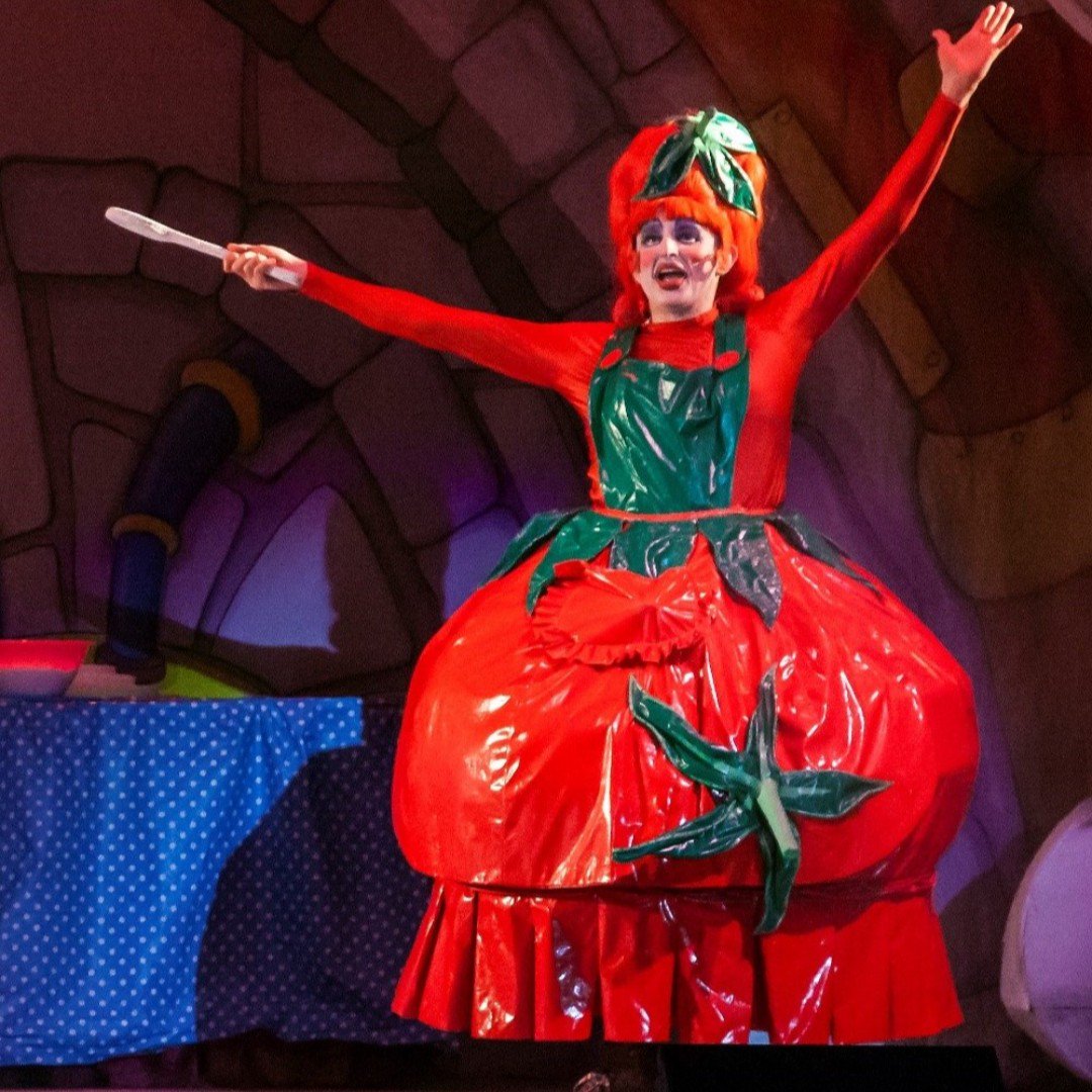 Only at Imagine Theatre would you realise that this week is #britishtomatoweek and find a picture of one of our dames dressed as a tomato... and here's a thought for you, if tomatoes are classed as a fruit... is ketchup a jam?