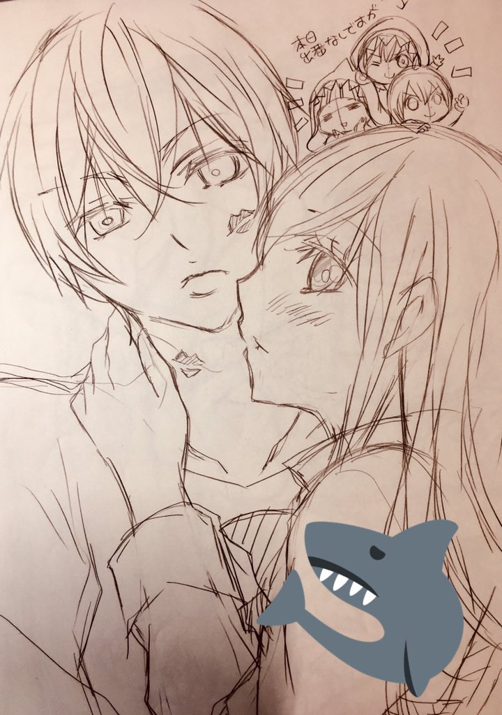 本日発売のちゃおデラックスに「サメとパンツ」第3話が掲載されてます。(見本誌が手元にないので🙏💦)
こちらの作品は主人公の麻衣子以外、動物の名前を使ってキャラ名を考えてます。今回🐯(トラ)が登場します。🦈(鮫嶋)の幼なじみです。
よろしくお願い致します。
今回の下絵↓…線が多い💦