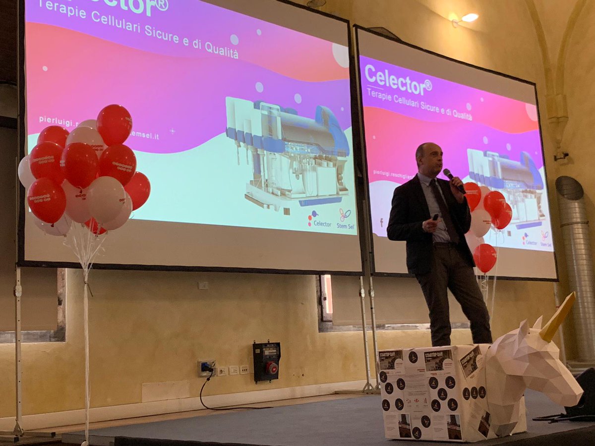 StemSelSrl's tweet photo. Un altro traguardo per #StemSel 🏆
Sabato 18 maggio 2019 ha vinto l' “Investor Time di #Startup Day” organizzato da @AlmaCube Incubatore dell'Università di Bologna https://t.co/8WN16UyB4h
