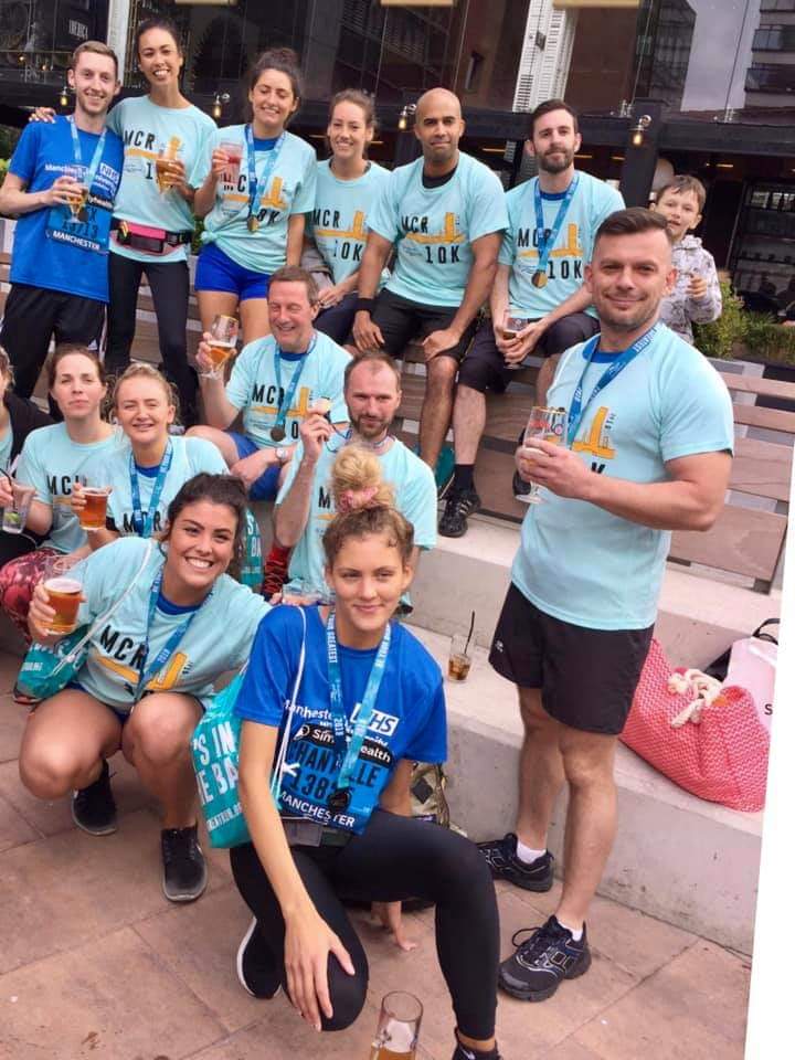 widdem's tweet photo. #Manchester10k #MFT #NHS #EDHOES 🏃🏽‍♀️☀️🍸 https://t.co/juULY5JXcy