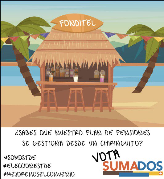 SumadosT's tweet photo. El chiringuito de #Fonditel :¿Quién vigila a los vigilantes de nuestro Plan de Pensiones? https://t.co/mATmbg2Bof #ELECCIONESTDE VOTA #SUMADOS
#mejoremoselconvenio
#somosTdE
#Telefónica https://t.co/dKVleAbRPJ