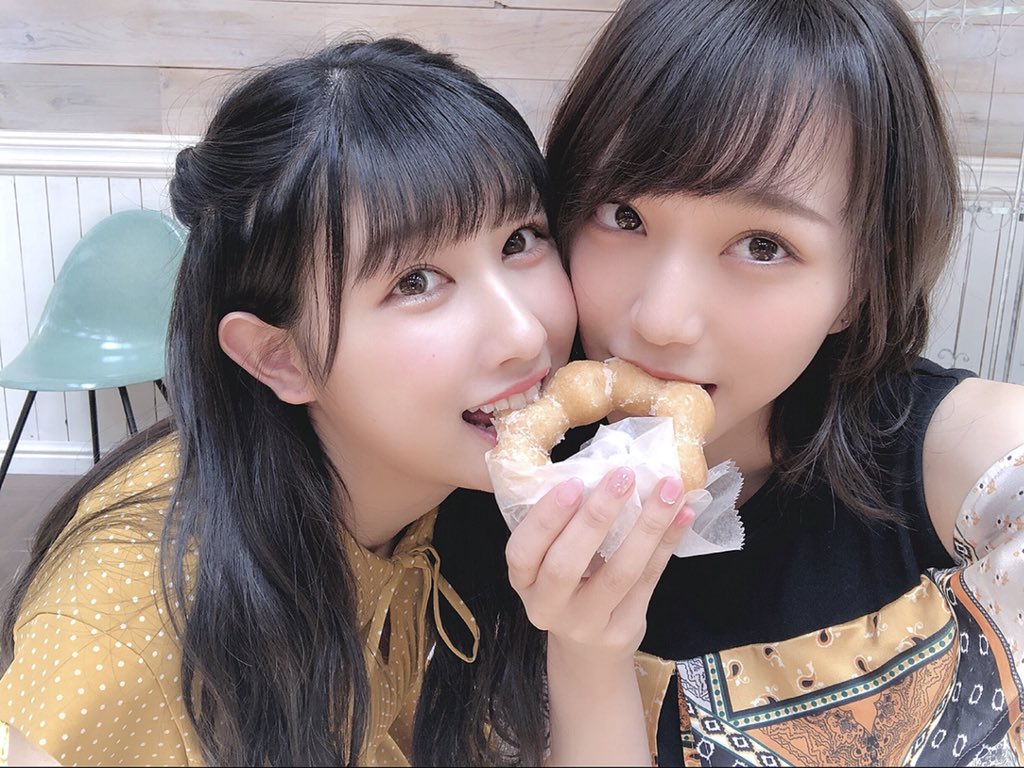 今日は撮影でした～🌻💎✨ ポンデリングググ！ 一緒に食べると倍