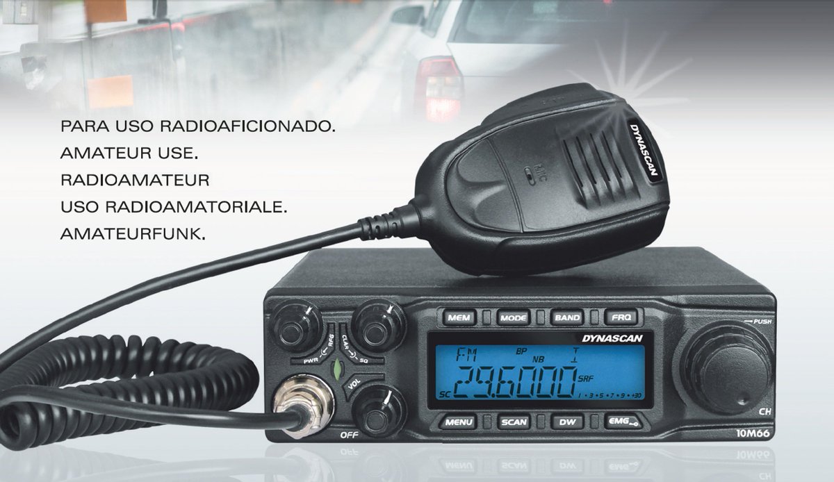 pihernz's tweet photo. NOVEDAD! Emisora de 10 metros: Dynascan 10M66. No te quedes sin ella!
:::
NEW! 10 meter mobile transceiver: Dynascan 10M66. Ask for it!
#transceiver #emisora #10meter #CB #transceptor #radiocommunication #radio #radioaficionado https://t.co/kinZLCxkLh