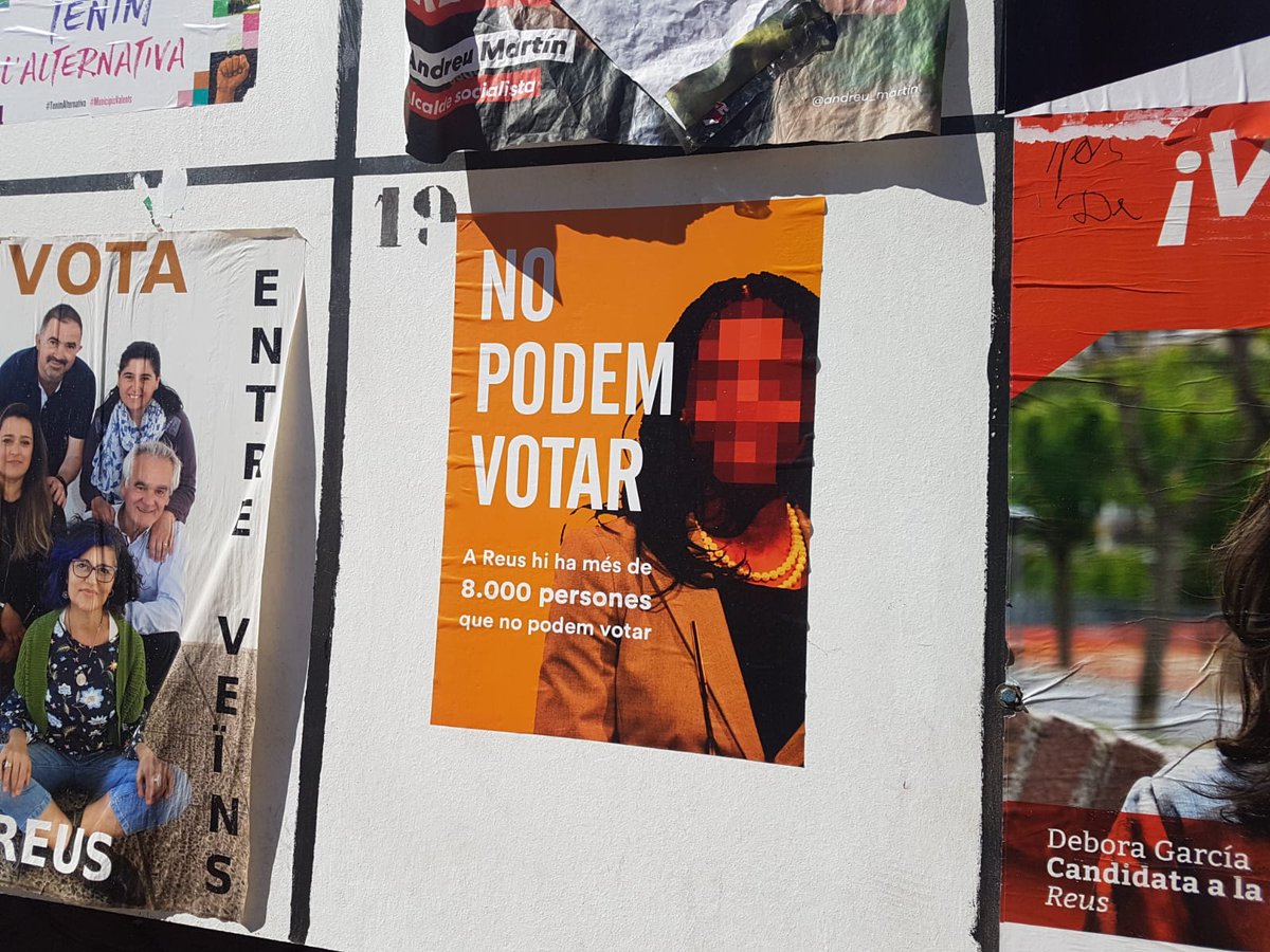 🔴La ciudad de Reus amanece con #nopodemvotar.
<a href="/reusdigitalcat/">Reusdigital.cat</a> <a href="/diariARA/">diariARA</a>
<a href="/La_Directa/">Directa</a> <a href="/diaridtarragona/">Diari de Tarragona</a> <a href="/Implicadosorg/">Publicitarios Implicados</a> #Reus