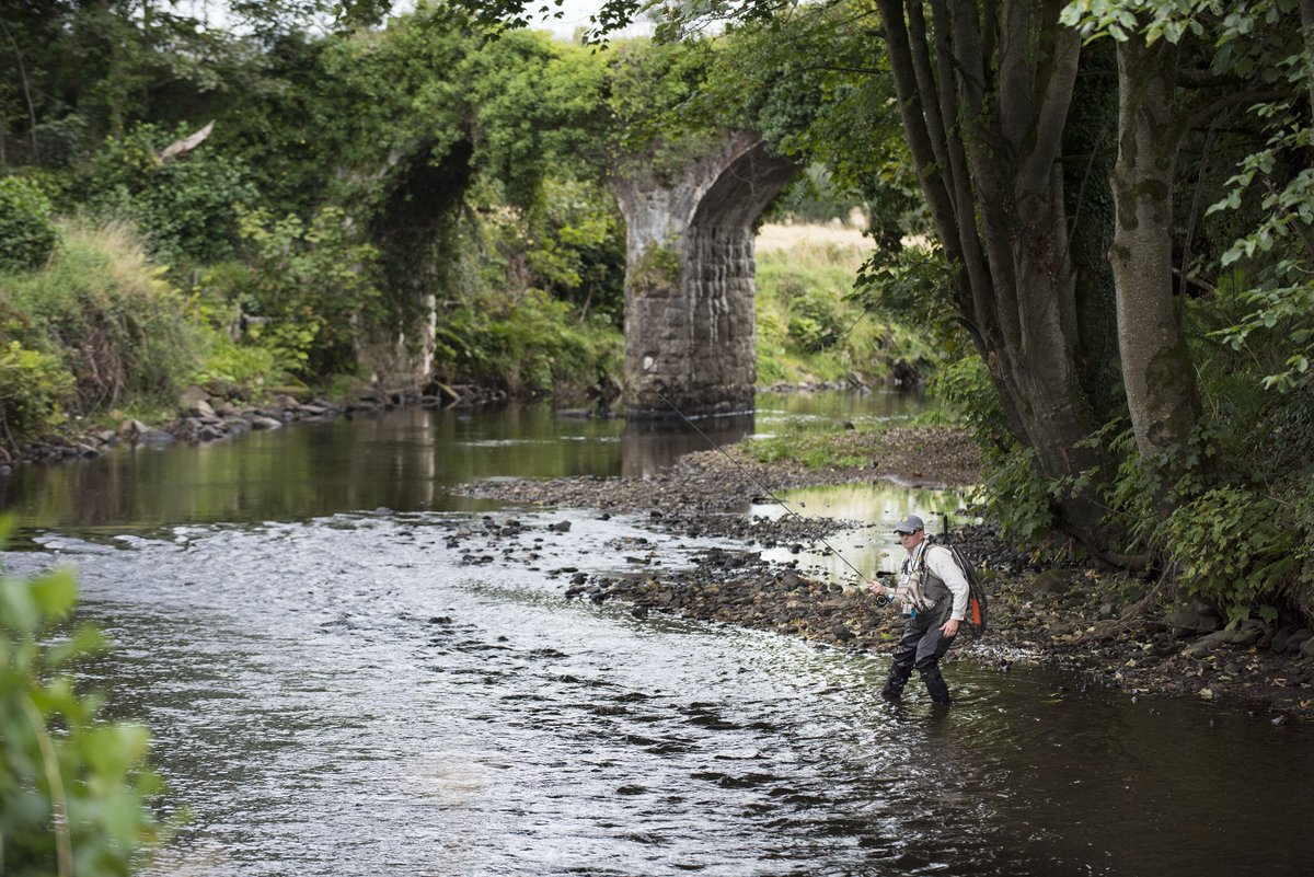 loughsagency's tweet photo. The #RiverDennett opens today. Rising in the #Sperrins it drops northwards through Donemana, swings west through native woodland and pasture before meandering across broad flats to reach the #RiverFoyle. Contact the #DennettAnglers for info on day tickets/permits. https://t.co/Yix2coMJK4