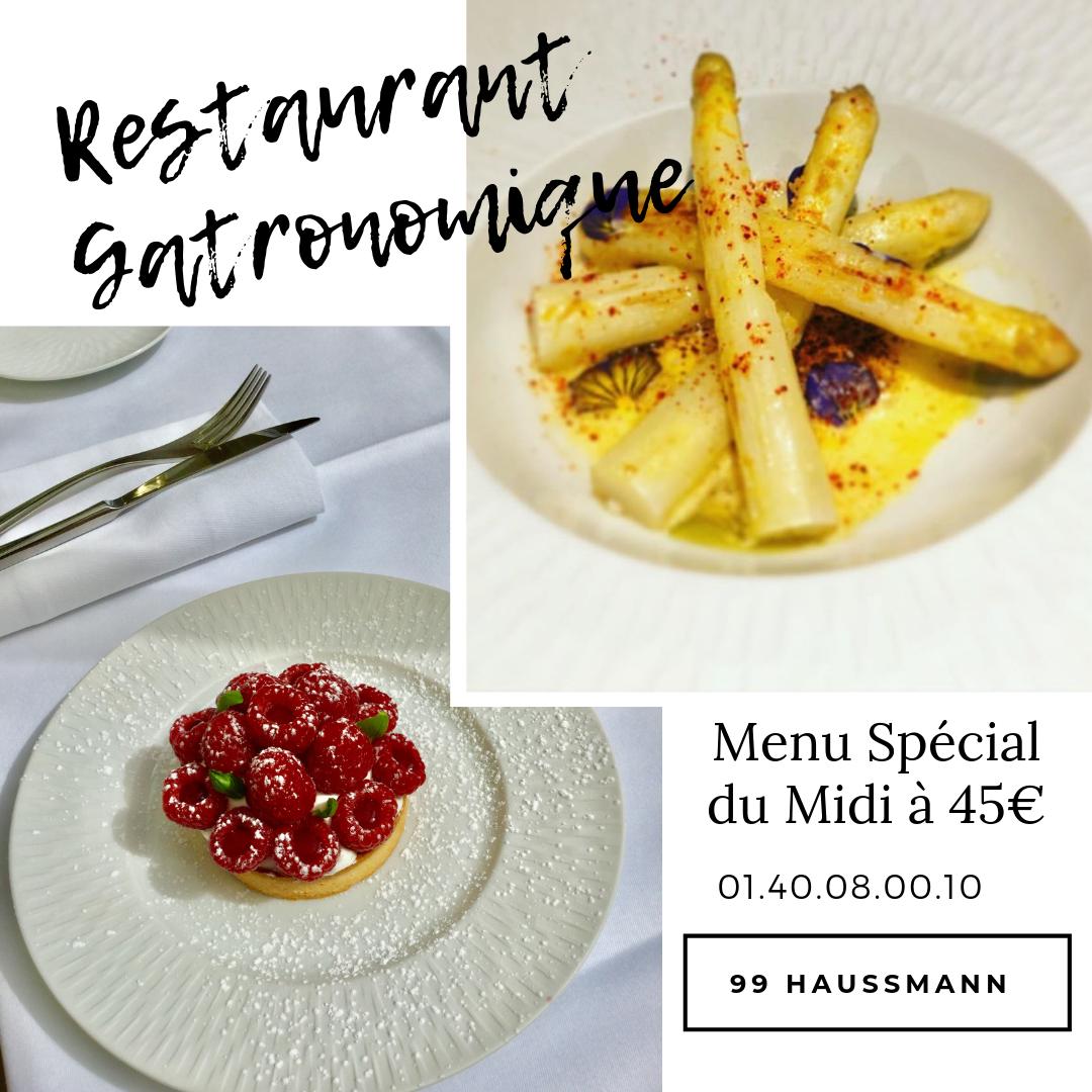 hotel_bowmann's tweet image. #Menu spécial du #midi à 45€ dans un cadre luxueux #hotelbowmann #99haussmann