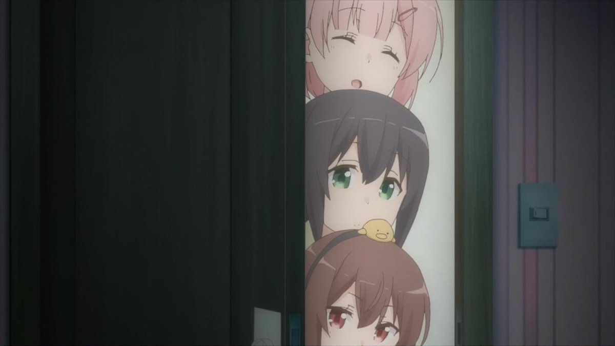 暁 サワー 三段重ねで覗くシーン ちゃんと探せば色んなアニメでめっちゃありそう