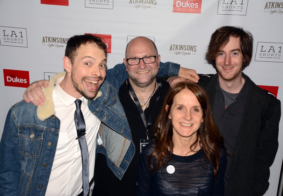 Here's some of the lovely filmmakers attending the screening of <a href="/LA1Shortsuk/">LA1Shorts</a> 2019 representing the following shorts; "Revenant Relocation Officers", "Horny", "The Last Pit Brow Lass, and "The Ballad of Dave &amp; Sal" ;) #shortfilm #filmfestivals