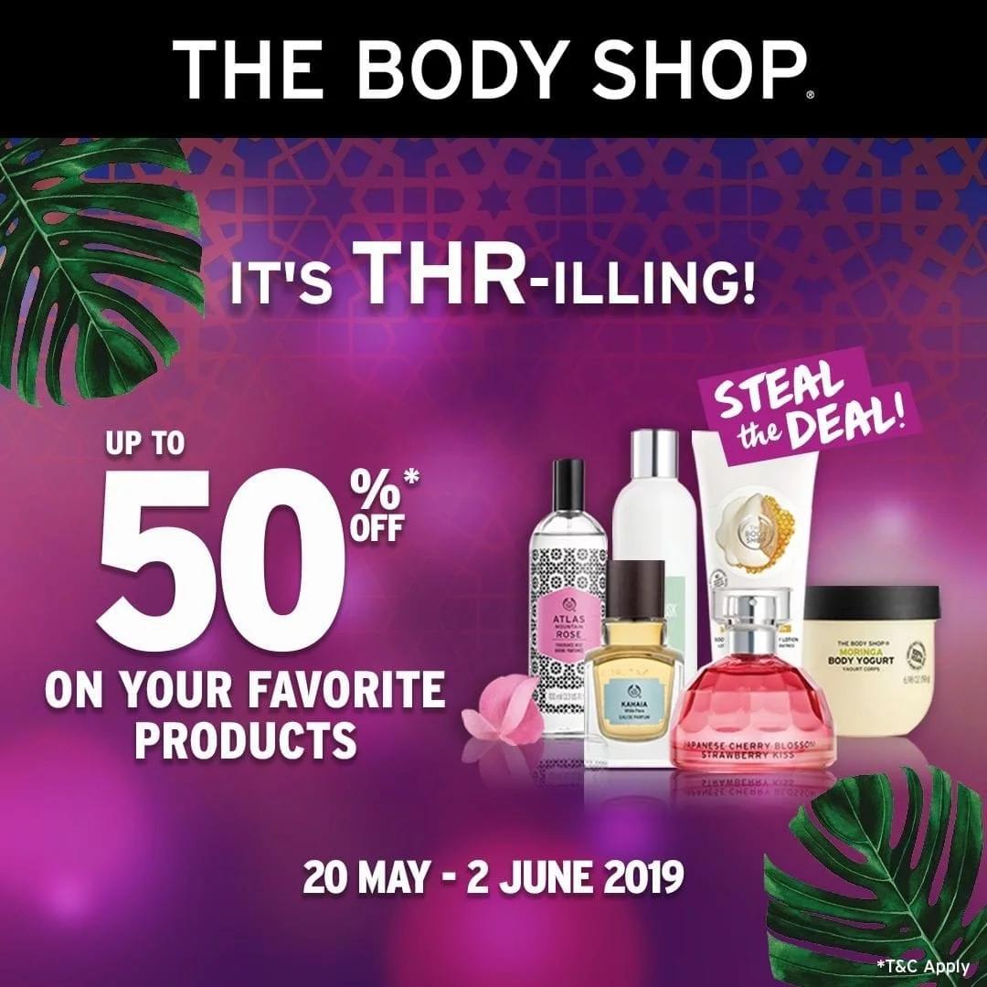Giladiskon's tweet photo. The Body Shop Promo THR-ILLING, Diskon Hingga 50% https://t.co/8Nr6dFCDmE #thebodyshop #promothebodyshop #thr #promothr #promosi #diskon #belanjamurah #belanjahemat #skincare #makeup #promoramadhan #giladiskon @thebodyshopindo https://t.co/aAwRQ5p7xf