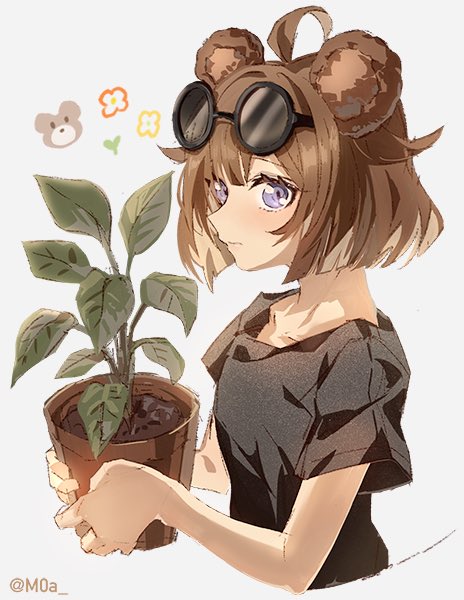 「何かを持っている 植木」のTwitter画像/イラスト(古い順)