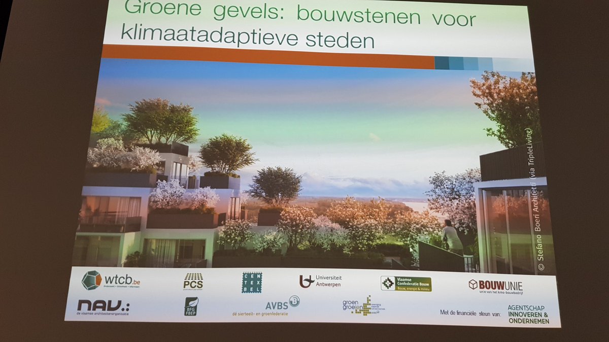 BrunoGobin's tweet photo. Hana Narvaez from @StefanoBoeri architects explains how forestation of buildings can add significant CO2 capture, O2 production an biodiversity increase.
A true vertical park
#groenegevels study day
@pcsierteelt
#WTCB https://t.co/oaxBAoGlPy